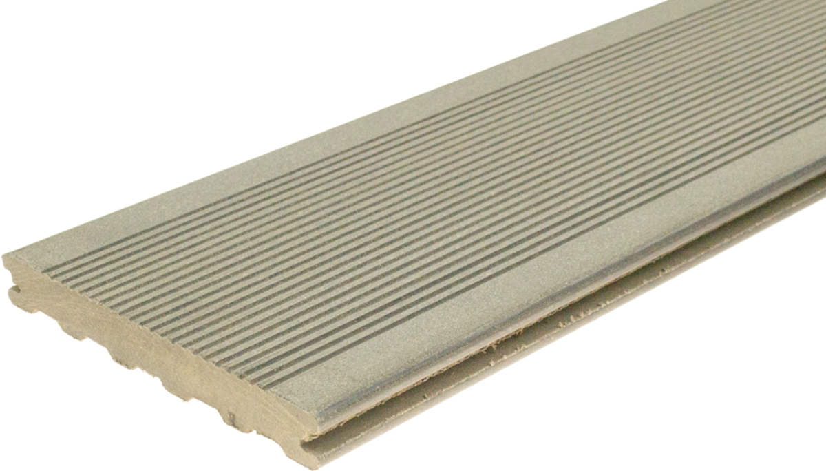 Deska kompozytowa Silvadec Elegance Szary, ryflowana