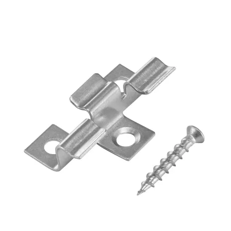 Klips z wkrętem Forest srebrny